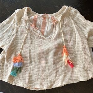 Zara crochet top
